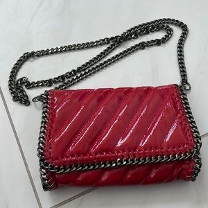 Red cute chain bag